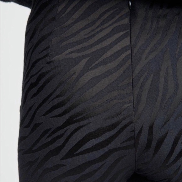 NEW! rag & bone Simone Pant Italian Zebra Print Jacquard Slim Fit Cropped Pants! - Picture 5 of 8